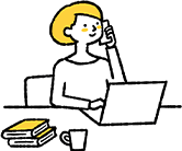 電話を掛ける女性イラスト